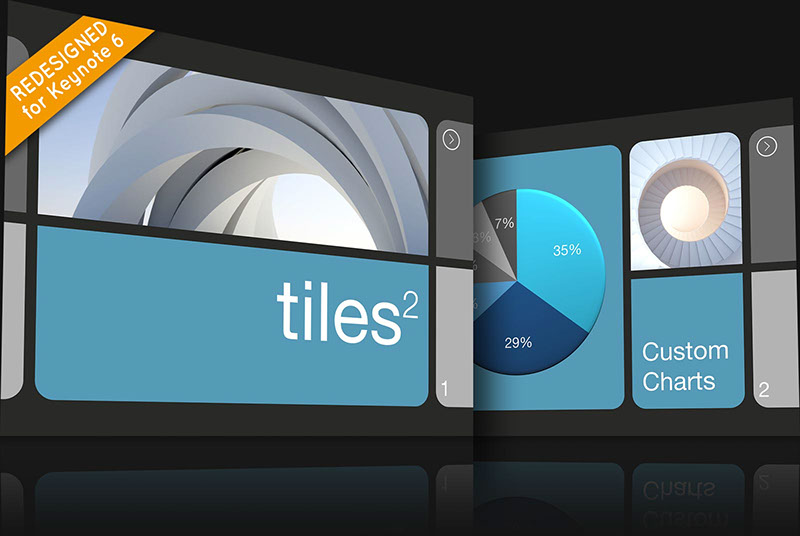 Tiles 2 Keynote theme for Mac and iOS