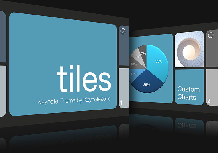 Tiles Keynote theme for iOS